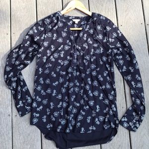 Sonoma blouse bicycles NWOT